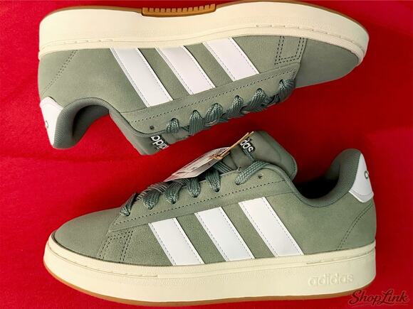 adidas Shoes - adidas women Grand Court Alpha Shoes Size 9 Green With Gum Sole BNIB